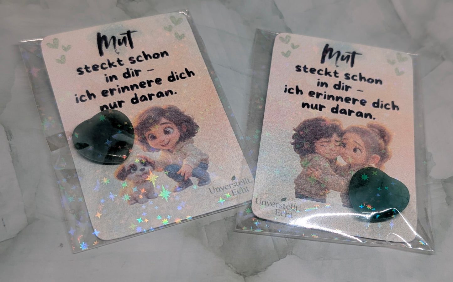 Mutmacher-Herz mit Karte