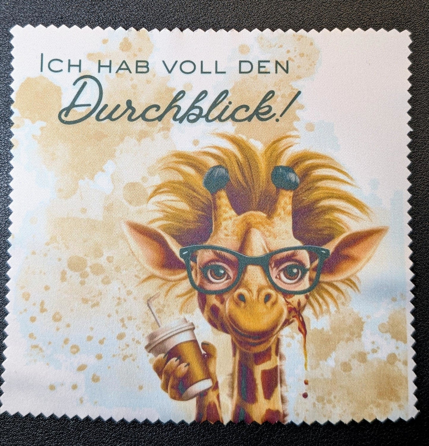 Brillenputztücher mit Sprüchen – klar sehen & lachen!