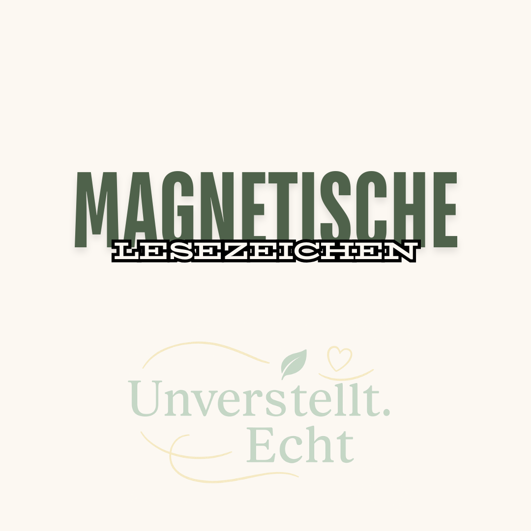 Magnetische Lesezeichen – verschiedene Motive & Designs ✨