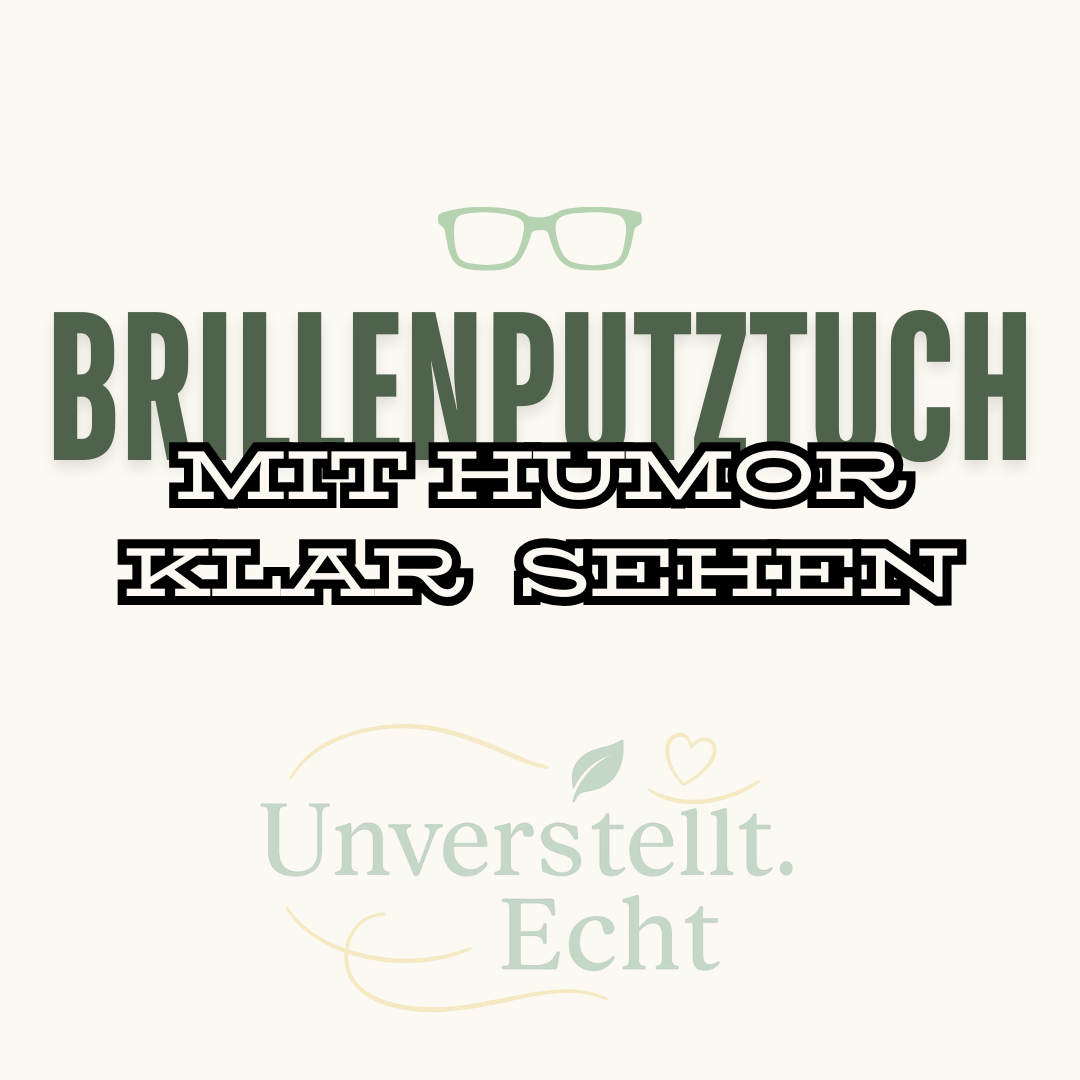 Witzige Brillenputztücher – mit Humor klar sehen