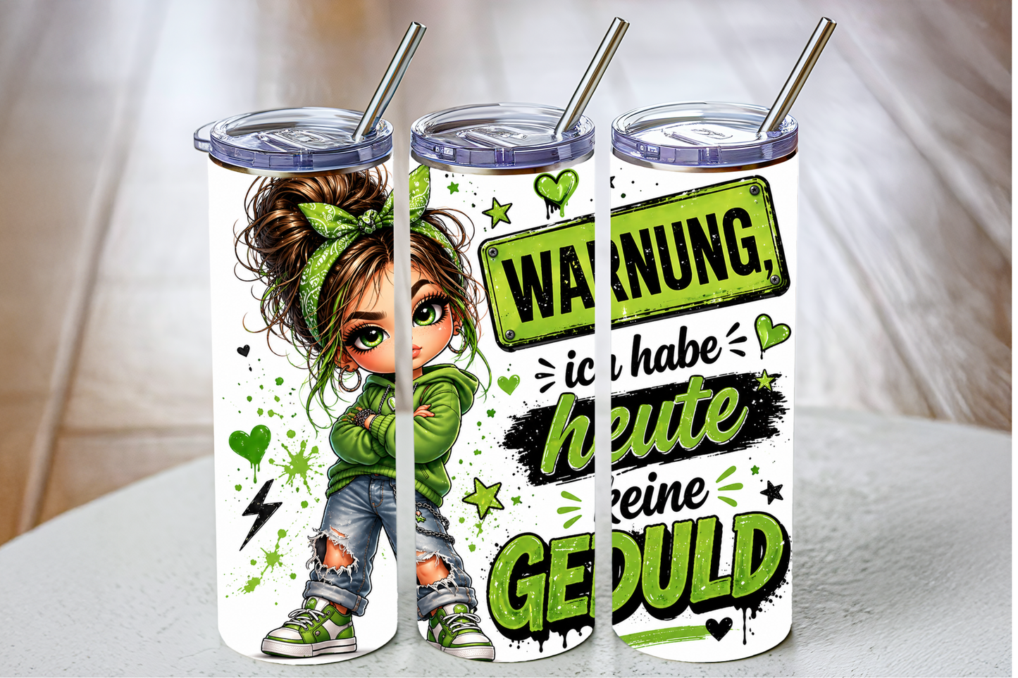 Sublimierter Tumbler – verschiedene Motive