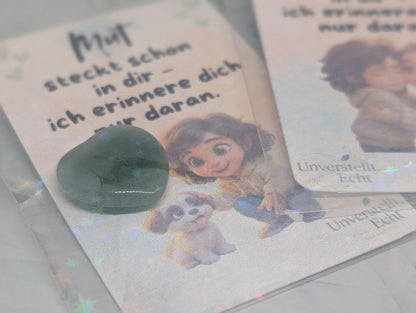 Mutmacher-Herz mit Karte