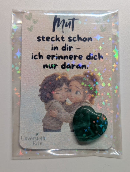 Mutmacher-Herz mit Karte