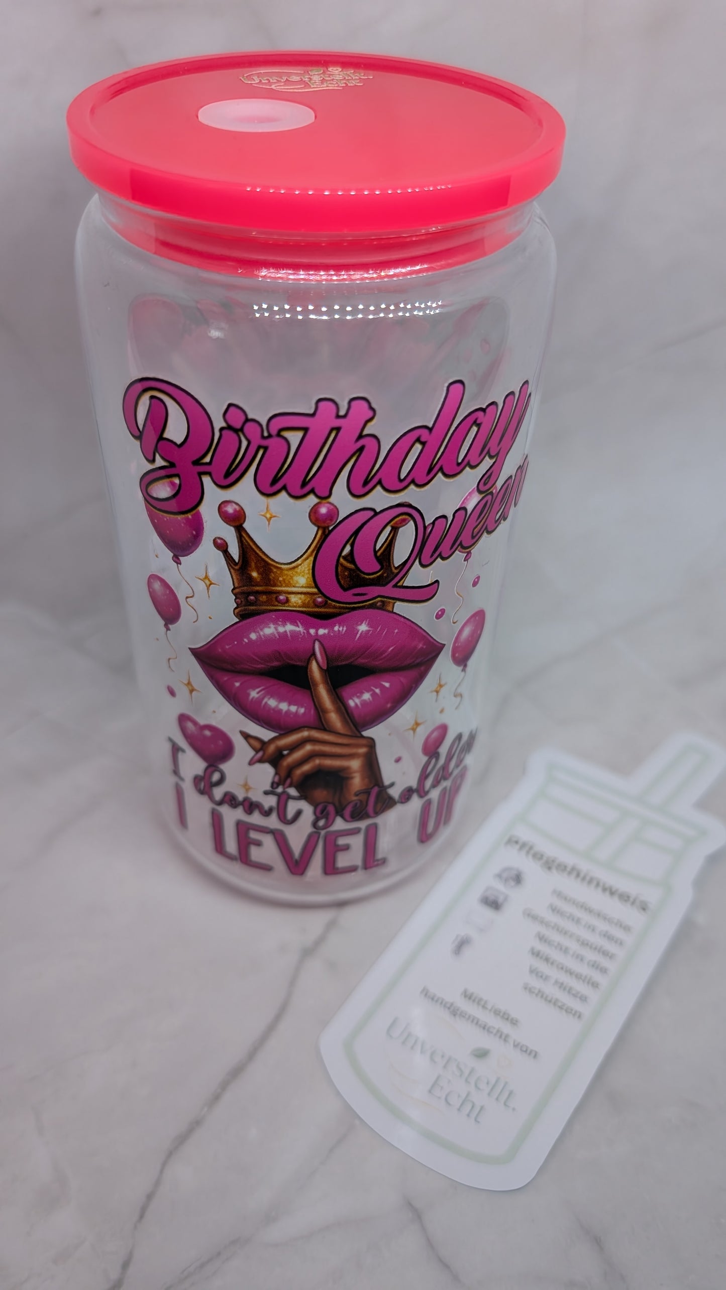 Kunststoff durchsichtig mit buntem Deckel