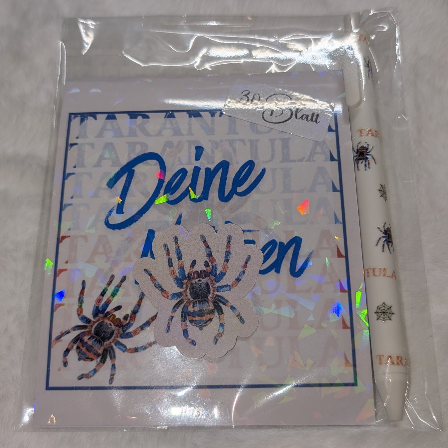 Notizblock Geschenkset mit Kuli & Sticker