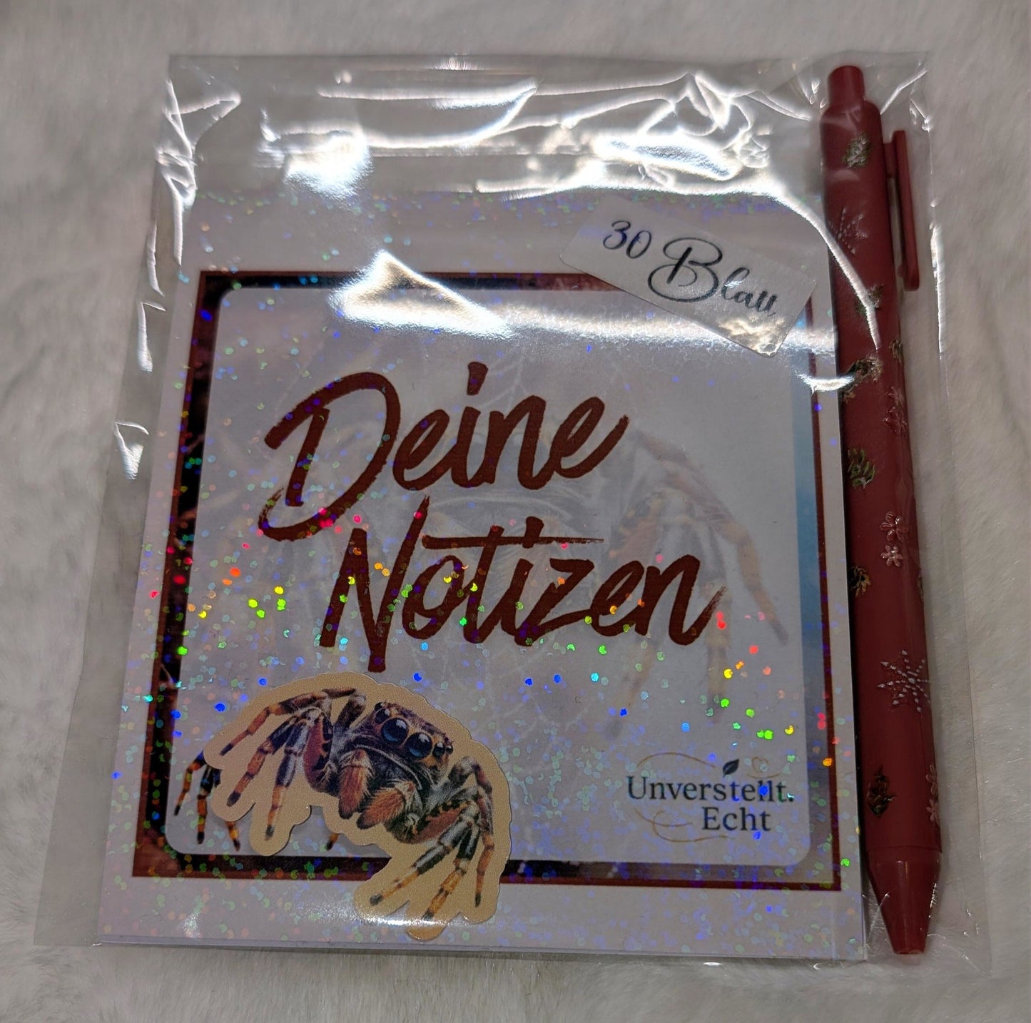 Notizblock Geschenkset mit Kuli & Sticker