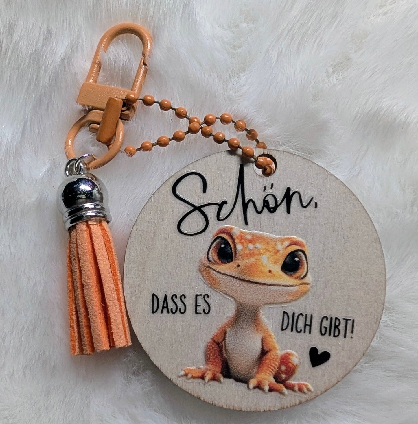 Schlüsselanhänger „Schön, dass es dich gibt“ ✨
