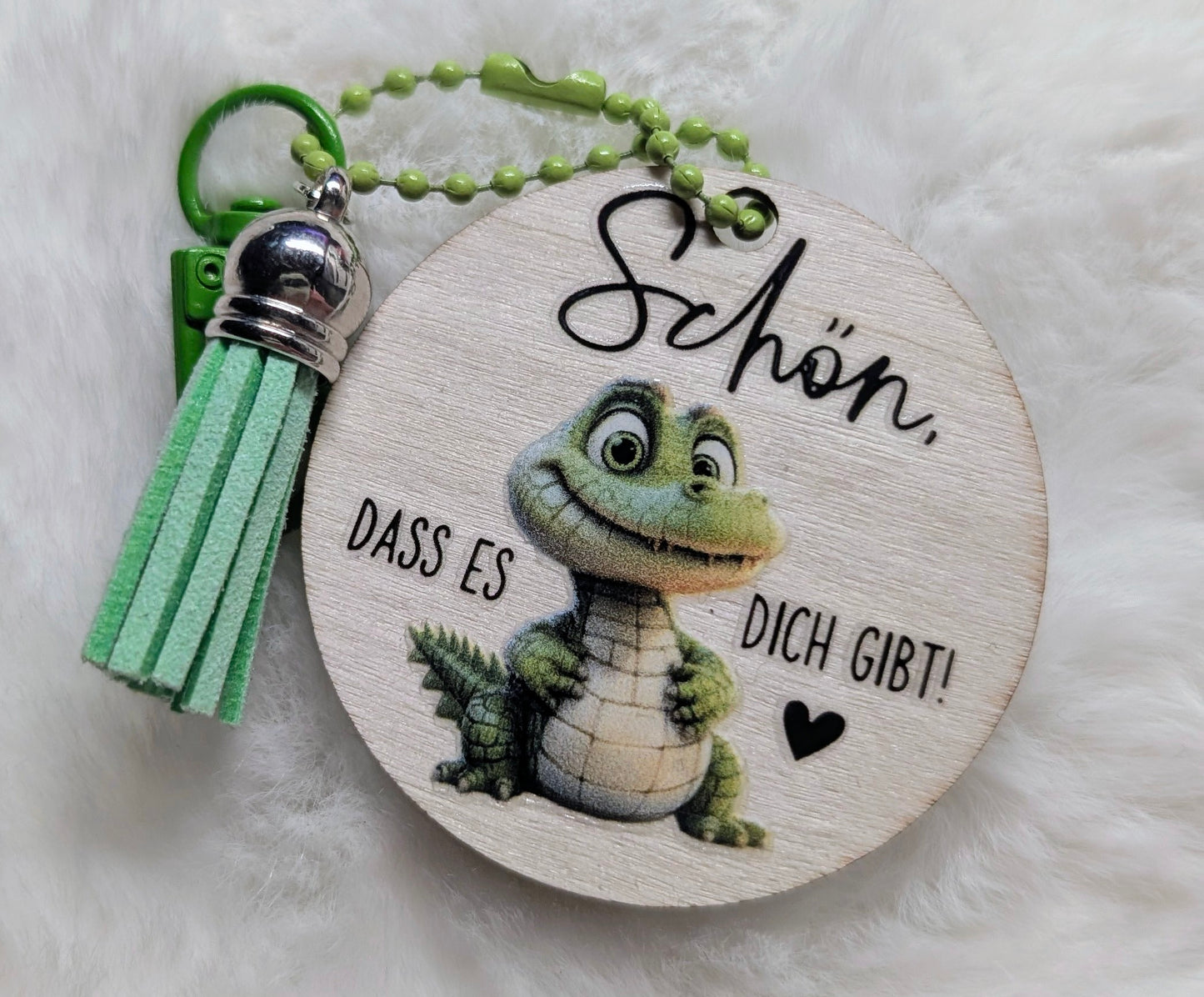Schlüsselanhänger „Schön, dass es dich gibt“ ✨