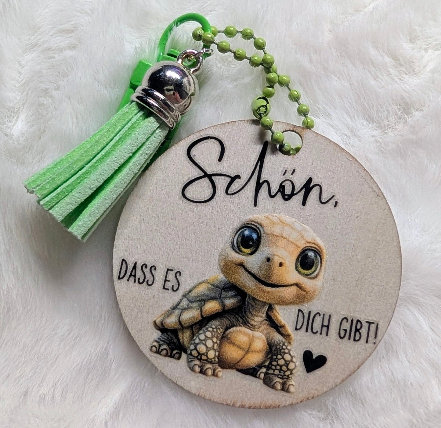 Schlüsselanhänger „Schön, dass es dich gibt“ ✨
