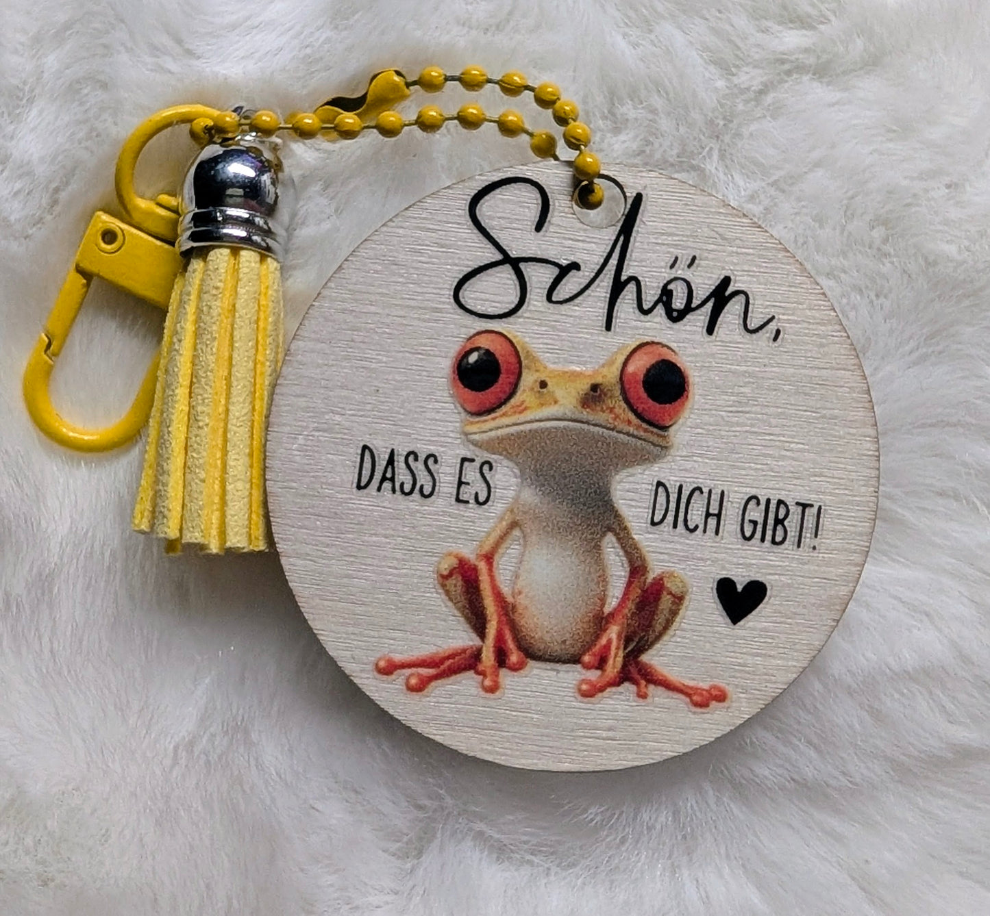 Schlüsselanhänger „Schön, dass es dich gibt“ ✨
