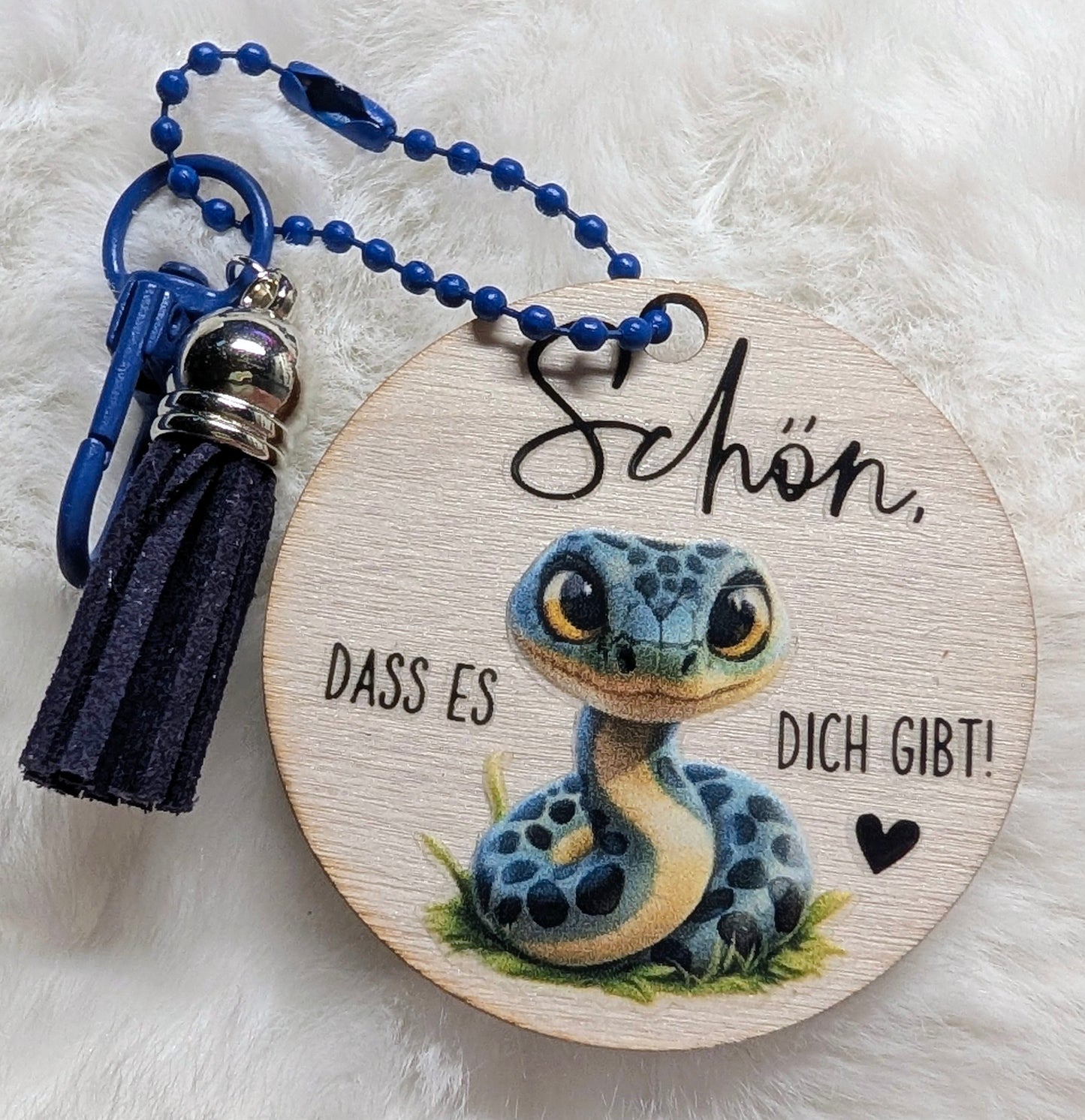 Schlüsselanhänger „Schön, dass es dich gibt“ ✨