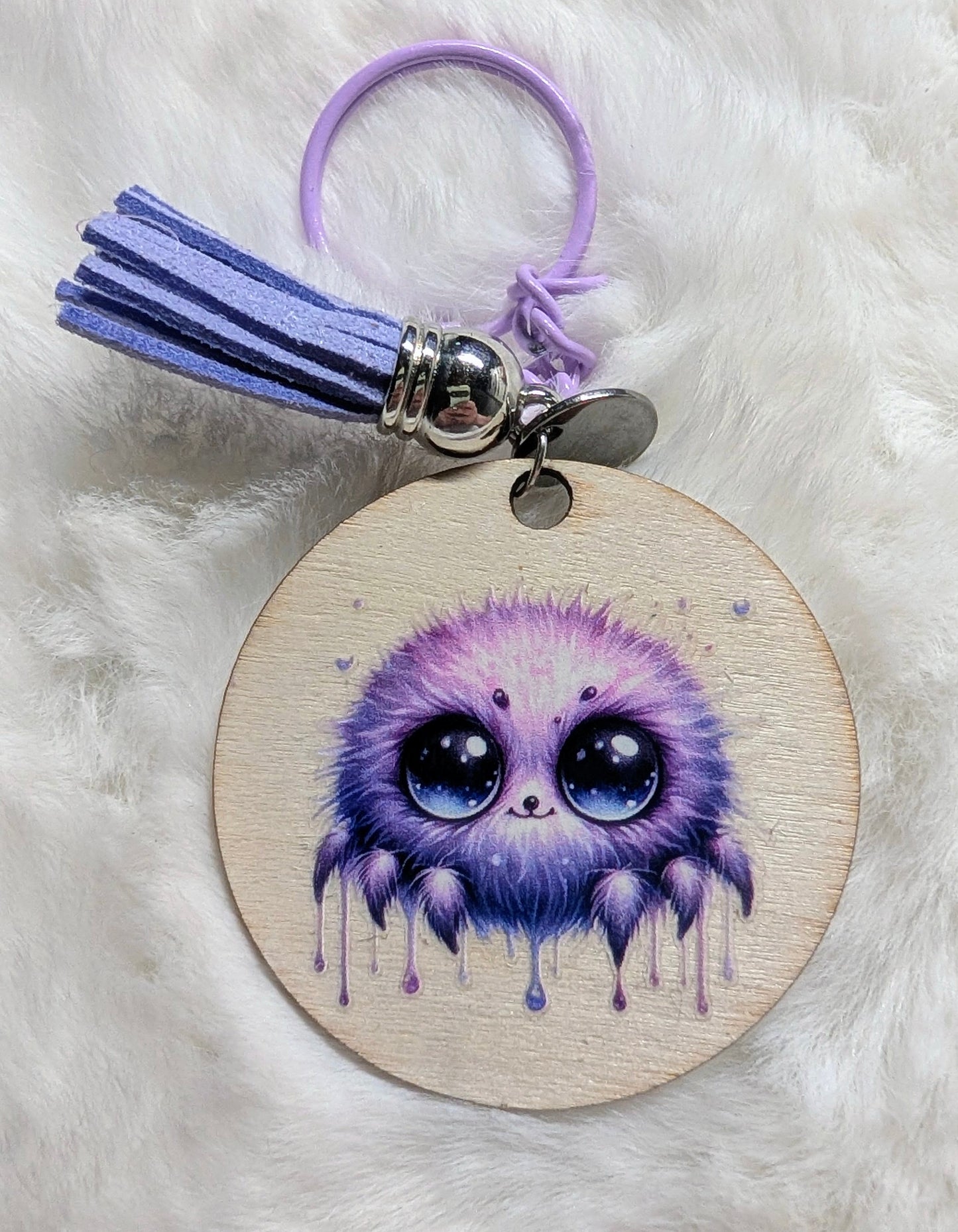 Schlüsselanhänger Spinne – kindlich & bunt ✨