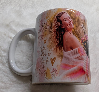 Personalisierte Tasse mit eigenem Foto oder Wunschmotiv | 11 oz