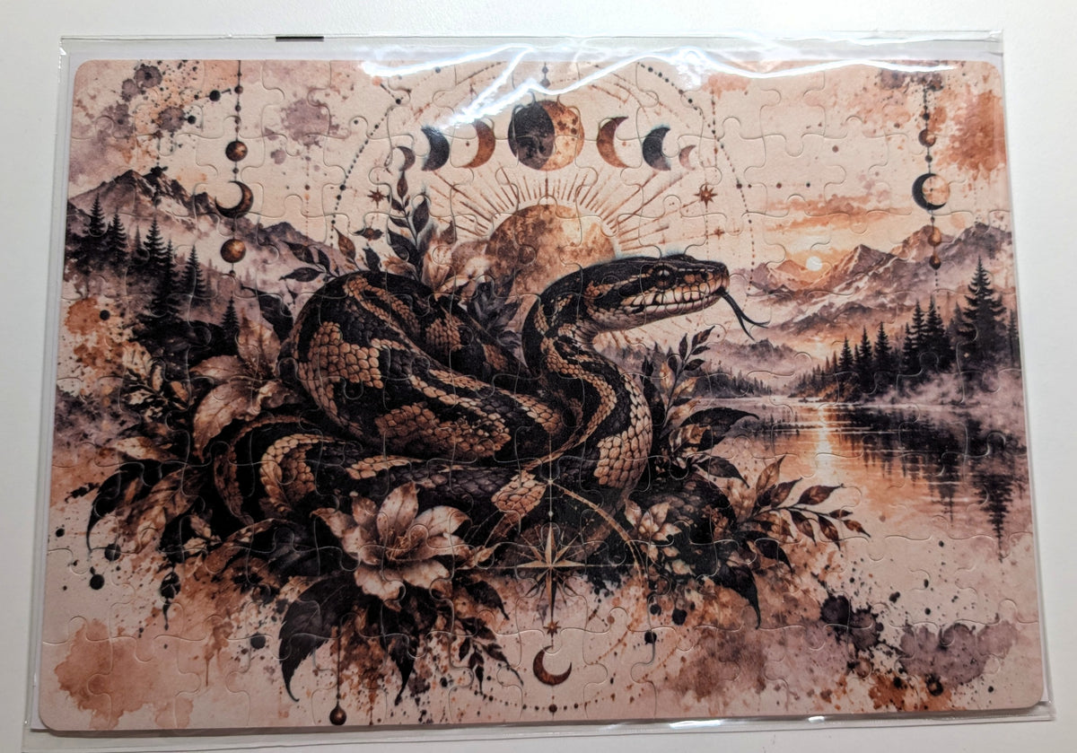 Puzzle „Terraristik“ – 120 Teile mit Samt-Effekt | Reptilien & Exoten