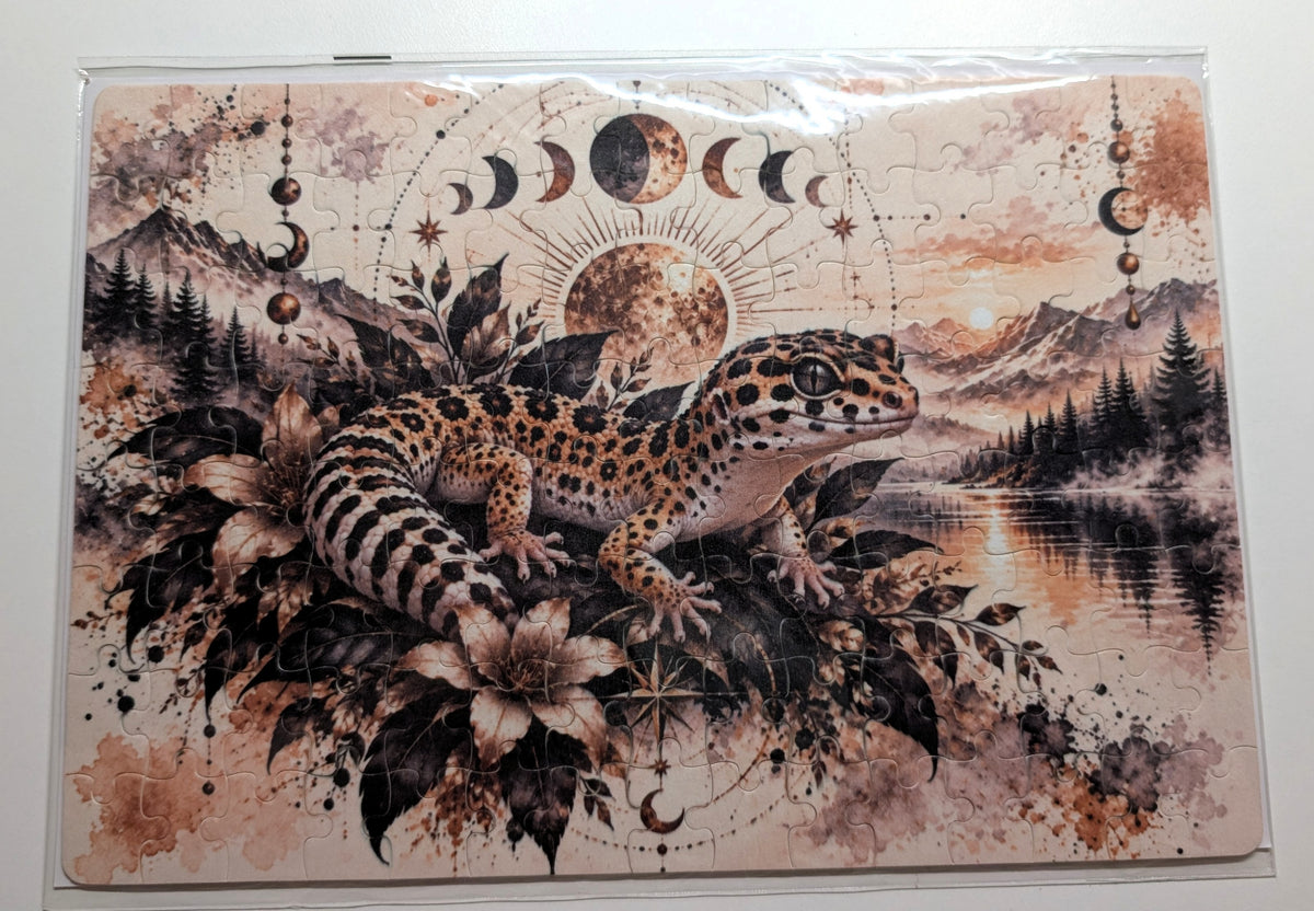 Puzzle „Terraristik“ – 120 Teile mit Samt-Effekt | Reptilien & Exoten