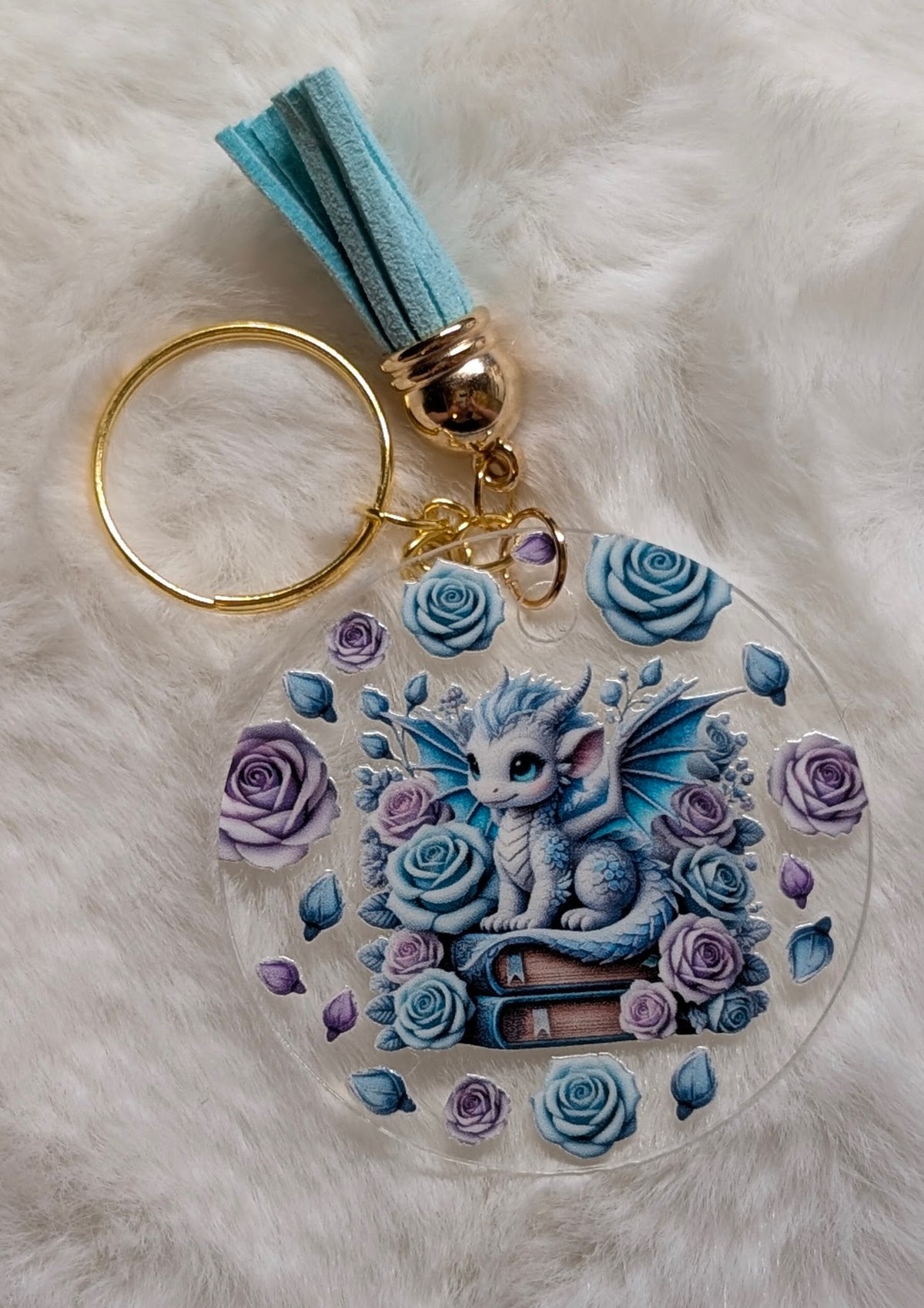 Acryl-Schlüsselanhänger „Kleine Drachen“ – verschiedene Designs