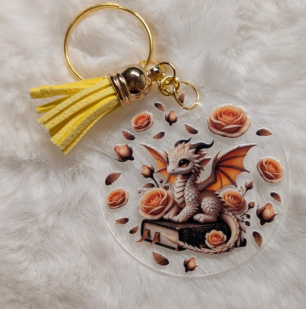 Acryl-Schlüsselanhänger „Kleine Drachen“ – verschiedene Designs