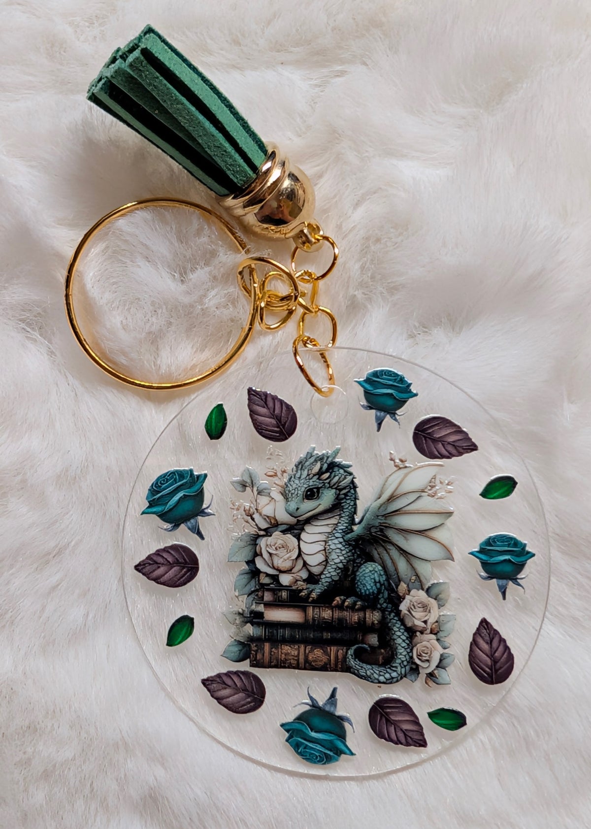 Acryl-Schlüsselanhänger „Kleine Drachen“ – verschiedene Designs