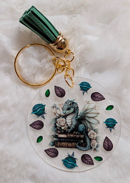 Acryl-Schlüsselanhänger „Kleine Drachen“ – verschiedene Designs