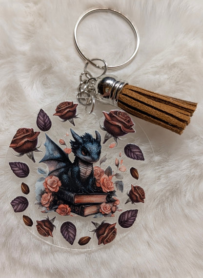 Acryl-Schlüsselanhänger „Kleine Drachen“ – verschiedene Designs