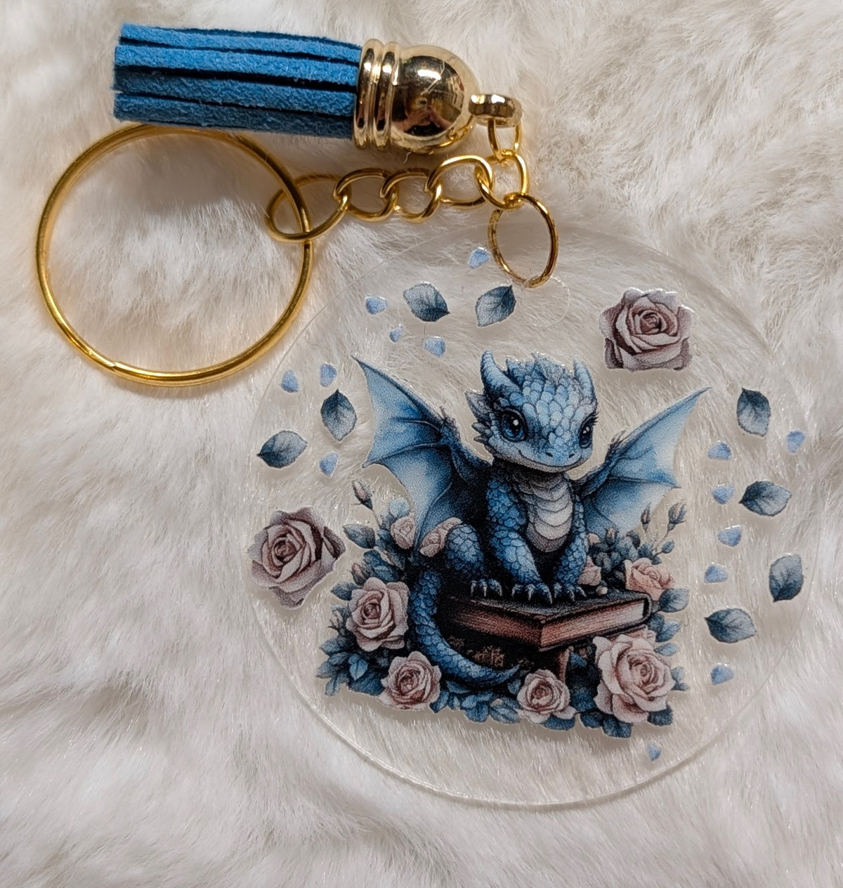 Acryl-Schlüsselanhänger „Kleine Drachen“ – verschiedene Designs