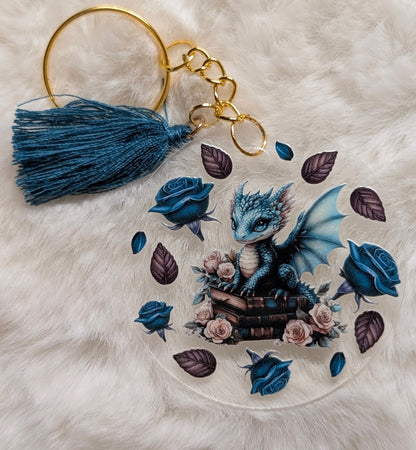 Acryl-Schlüsselanhänger „Kleine Drachen“ – verschiedene Designs