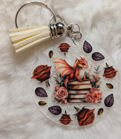Acryl-Schlüsselanhänger „Kleine Drachen“ – verschiedene Designs