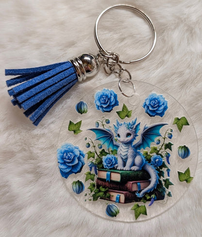 Acryl-Schlüsselanhänger „Kleine Drachen“ – verschiedene Designs