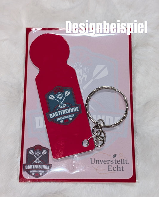 Einkaufswagenchip mit Schlüsselring – individuell bedruckt | Einkaufschip mit Logo