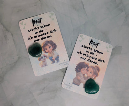 Mutmacher-Herz mit Karte