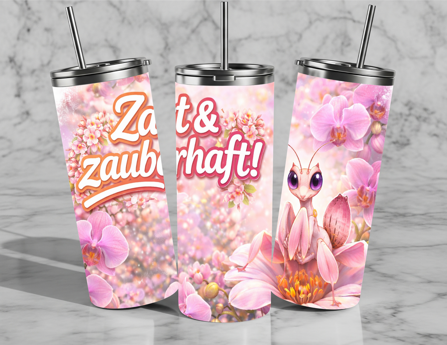 Sublimierter Tumbler – verschiedene Motive
